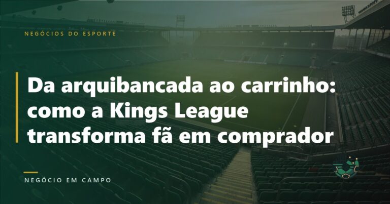 Da arquibancada ao carrinho: como a Kings League transforma fã em comprador