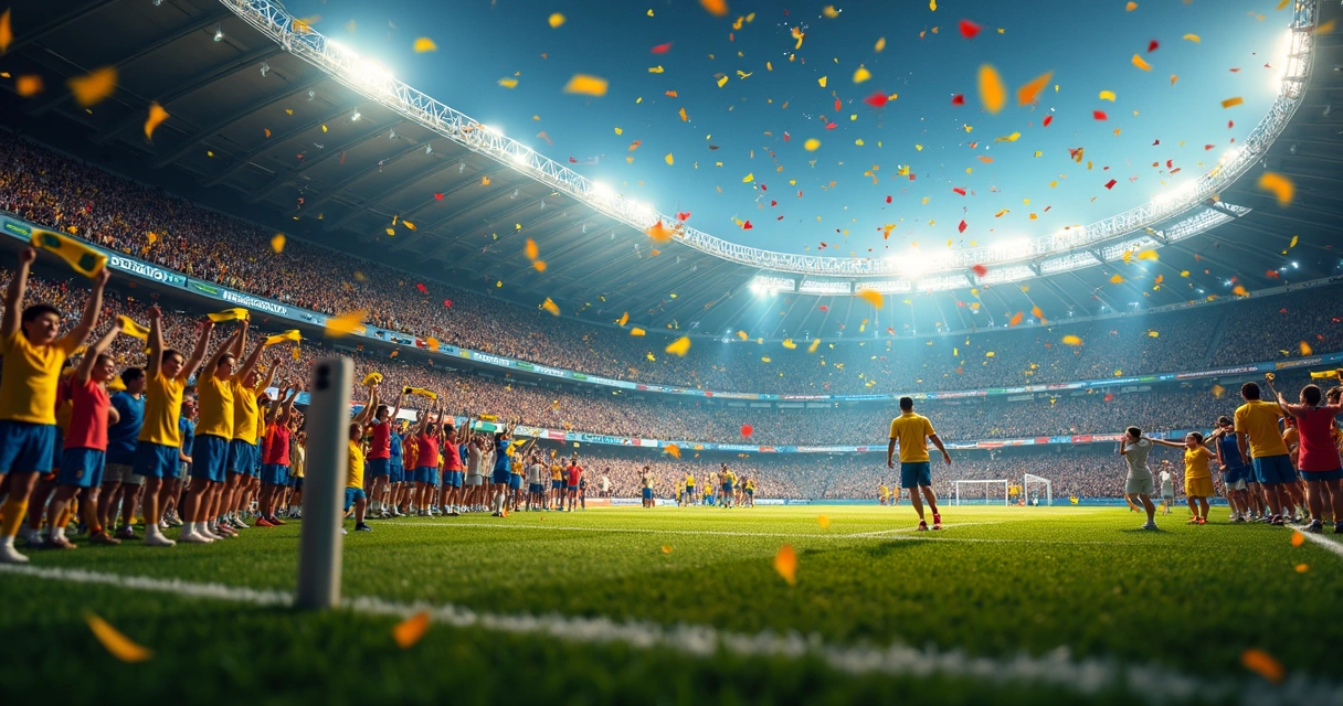Público vibrando em arquibancada de jogo da Kings League Brasil 